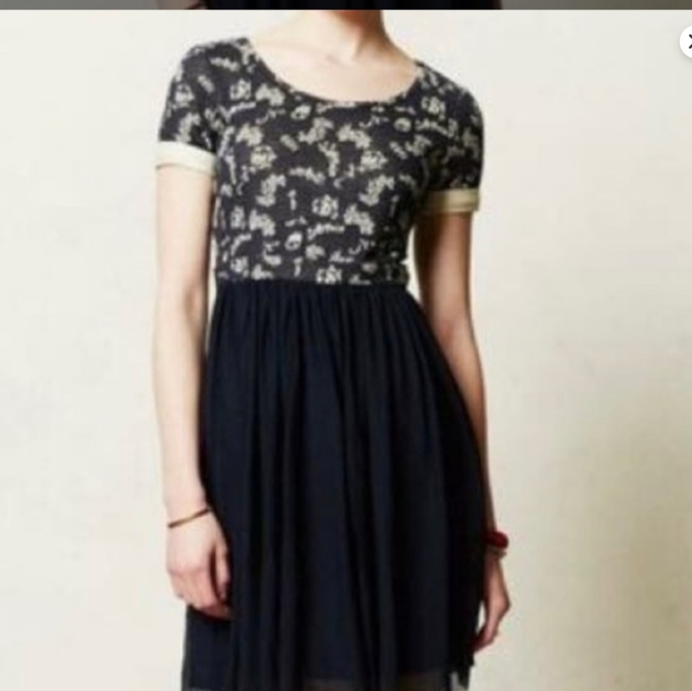 Anthropoloie everleigh veris tull dress